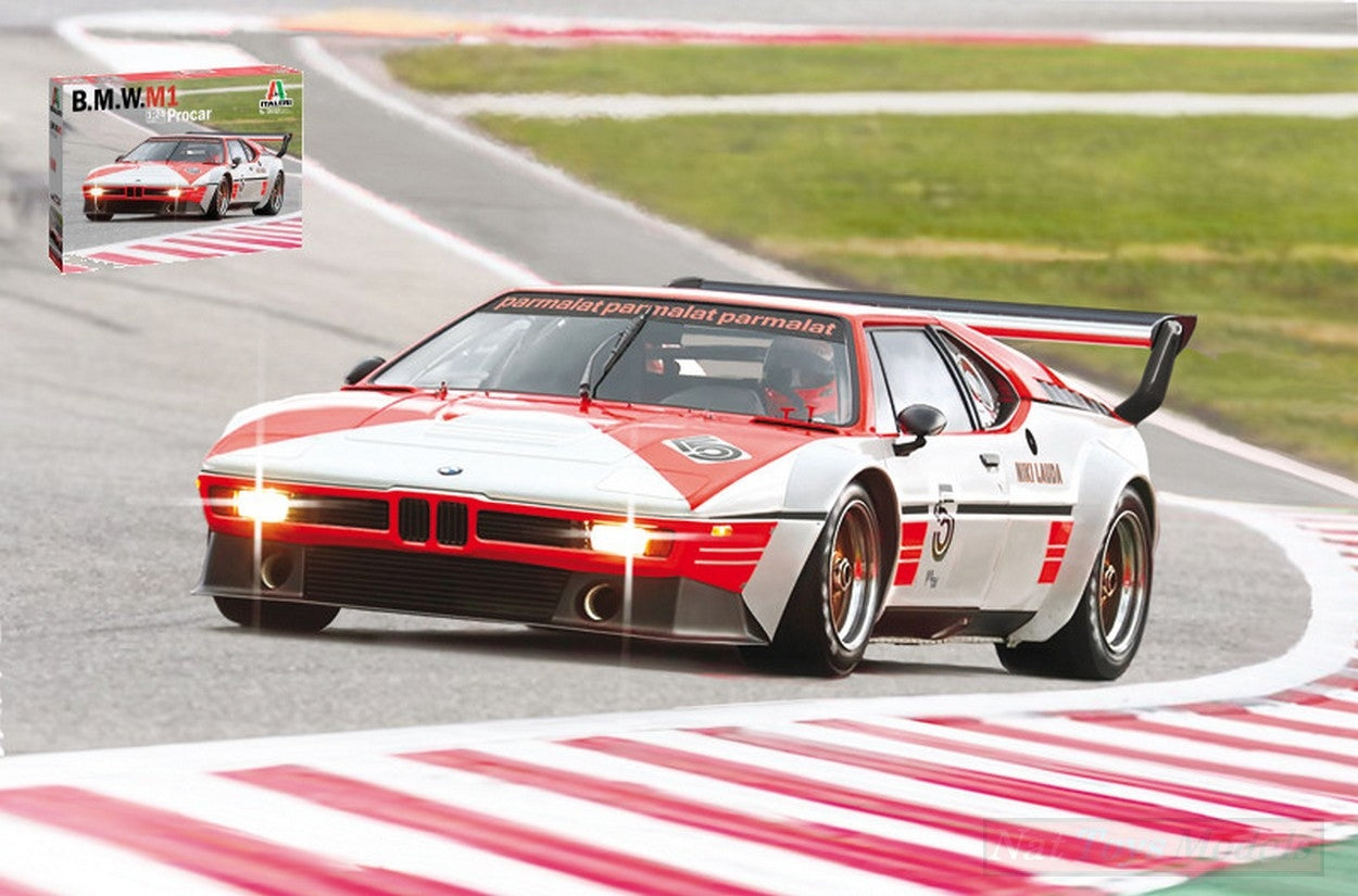 KIT DA MONTARE IN SCALA COMPATIBILE CON BMW M1 PROCAR KIT 1:24 ITALERI IT3643