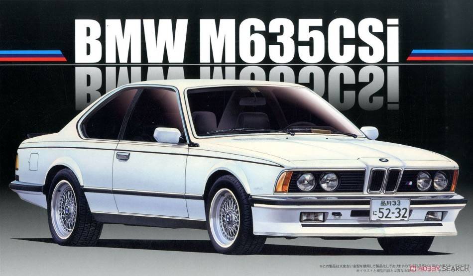 KIT DA MONTARE IN SCALA COMPATIBILE CON BMW M635 CSI WHITE KIT 1:24 FUJIMI FJ126500