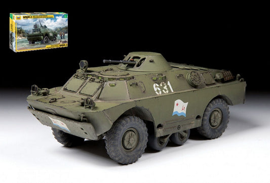 KIT DA MONTARE IN SCALA COMPATIBILE CON BRDM-2 RUSSIAN ARMORED CAR KIT 1:35 ZVEZDA Z3638