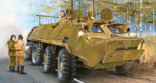 KIT DA MONTARE IN SCALA COMPATIBILE CON BTR-60PU KIT 1:35 TRUMPETER TP1576