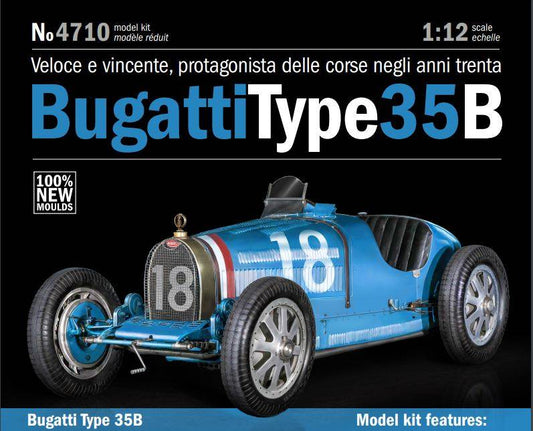 KIT DA MONTARE IN SCALA COMPATIBILE CON BUGATTI TYPE 35B 1929-30 KIT 1:12 ITALERI IT4710