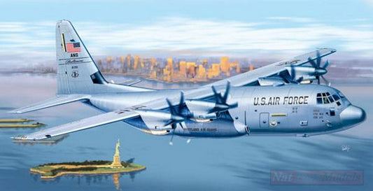 KIT À ASSEMBLER À L'ÉCHELLE COMPATIBLE AVEC C 130 HERCULES KIT 1:72 ITALERI IT1255