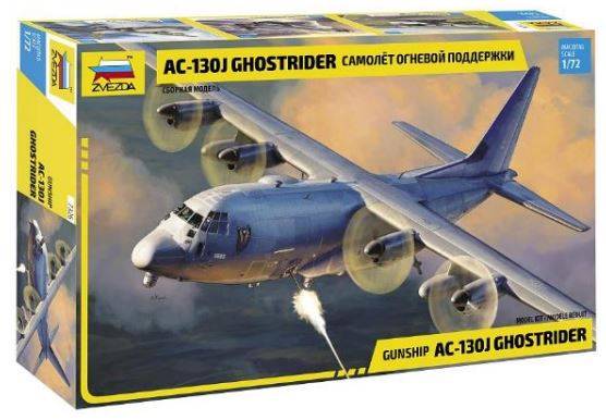 KIT D'ASSEMBLAGE À L'ÉCHELLE COMPATIBLE AVEC LE KIT C-130J GUNSHIP GHOSTRIDER 1:72 ZVEZDA Z7326