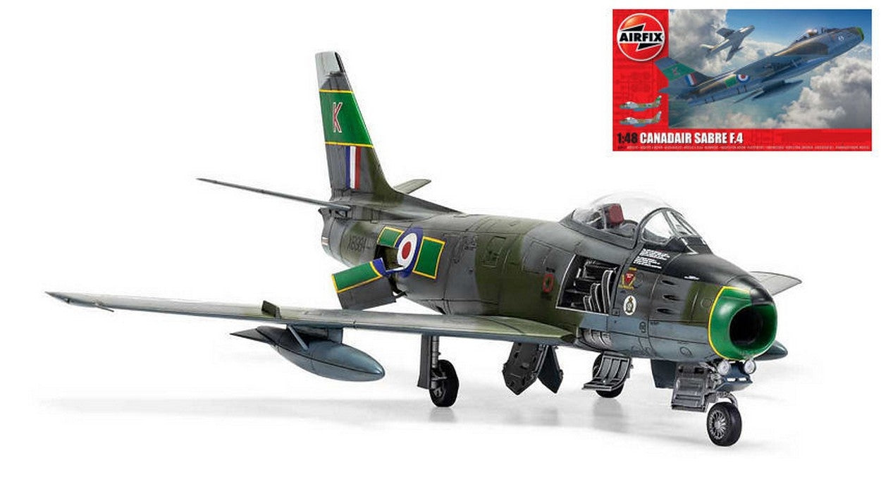KIT DE MONTAGE À L'ÉCHELLE COMPATIBLE AVEC LE KIT CANADAIR SABRE F 4 1:48 AIRFIX A08109