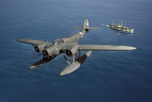 KIT À ASSEMBLER À L'ÉCHELLE COMPATIBLE AVEC CANT Z 506 AIRONE KIT 1:72 ITALERI IT1360