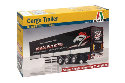KIT DA MONTARE IN SCALA COMPATIBILE CON CARGO TRAILER KIT 1:24 ITALERI IT3885