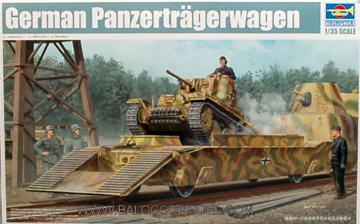 KIT À ASSEMBLER À L'ÉCHELLE COMPATIBLE AVEC LE CHAR ALLEMAND PANZERTRAGERW KIT 1:35 TRUMPETER TP1508.