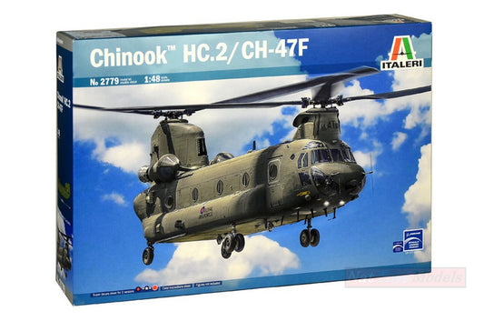 KIT DE MONTAGE À L'ÉCHELLE COMPATIBLE AVEC CHINOOK HC.2 CH-47F 1:48 KIT ITALERI IT2779