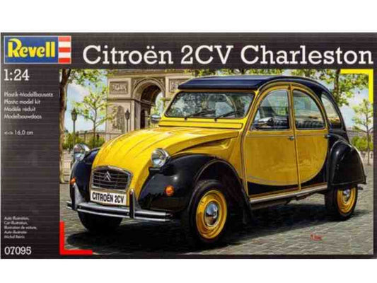 KIT DA MONTARE IN SCALA COMPATIBILE CON CITROEN 2 CV CHARLESTON KIT 1:24 REVELL RV7095