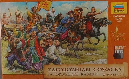 KIT D'ASSEMBLAGE À L'ÉCHELLE COMPATIBLE AVEC LE KIT DE MODÈLE COSACKS 1:72 ZVEZDA Z8064