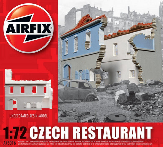 KIT DE MONTAGE À L'ÉCHELLE COMPATIBLE AVEC LE KIT DE RESTAURANT TCHÈQUE 1:72 AIRFIX A75016