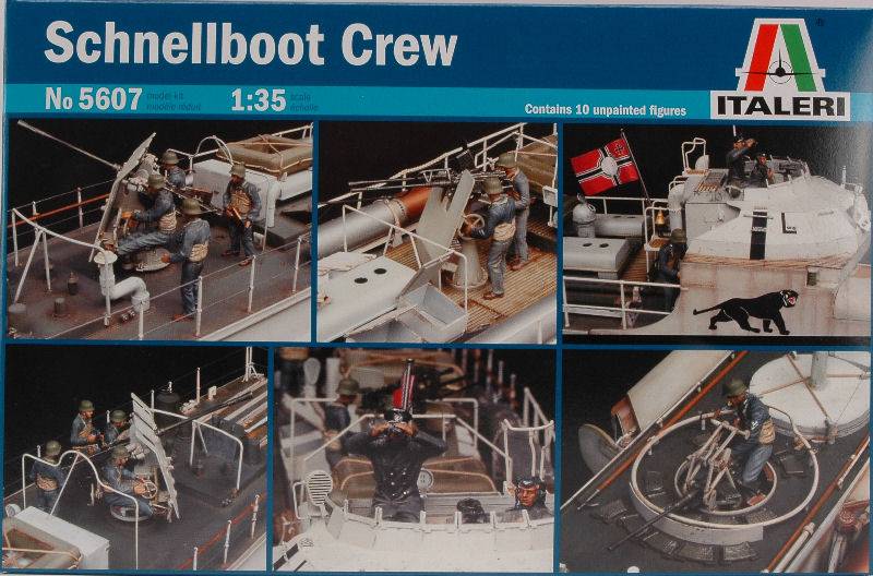 SCALE ASSEMBLY KIT COMPATIBLE WITH SCHNELLBOOT CREW KIT 1:35 ITALERI IT5607