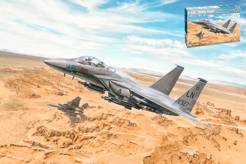 KIT DE MONTAGE À L'ÉCHELLE COMPATIBLE AVEC LE KIT F-15E STRIKE EAGLE 1:48 ITALERI IT2803