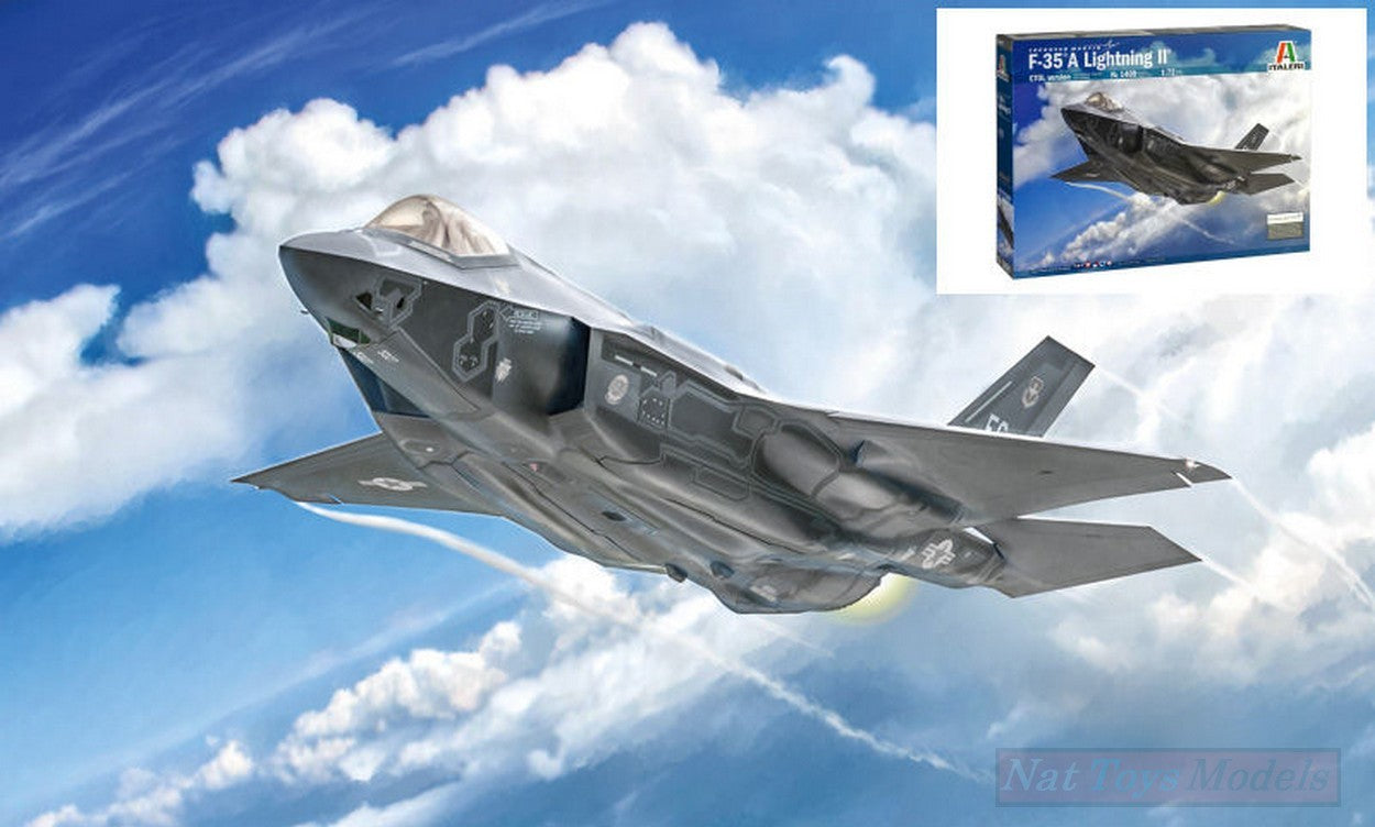 KIT DE MONTAGE À L&#39;ÉCHELLE COMPATIBLE AVEC LE KIT F-35A 1:72 ITALERI IT1409