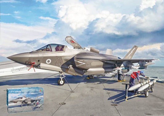 KIT DE MONTAGE À L'ÉCHELLE COMPATIBLE AVEC LE KIT F-35B LIGHTNING II 1:48 ITALERI IT2810