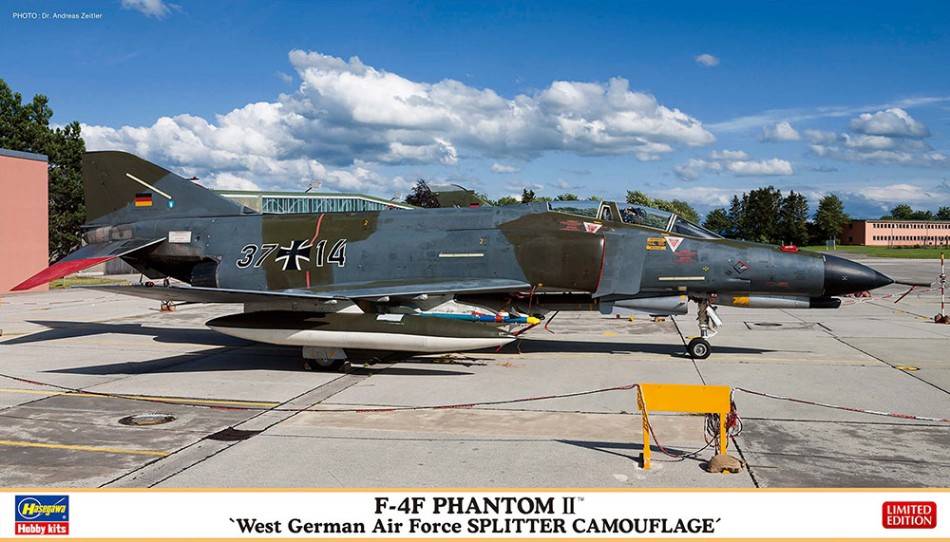 KIT DE MONTAGE À L'ÉCHELLE COMPATIBLE AVEC F-4F PHANTOM II, LUFTWAFFE, KIT SPLITTER TAMUNG 1:72 HASEGAWA HA02443