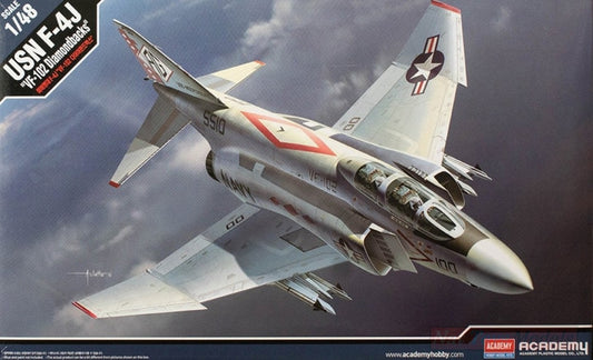 KIT D'ASSEMBLAGE À L'ÉCHELLE COMPATIBLE AVEC LE KIT DIAMONDBACKS F-4J VF-102 1:48 ACADEMY ACD12323