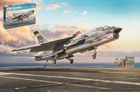 KIT DE MONTAGE À L'ÉCHELLE COMPATIBLE AVEC LE KIT F-8E CRUSADER 1:72 ITALERI IT1456