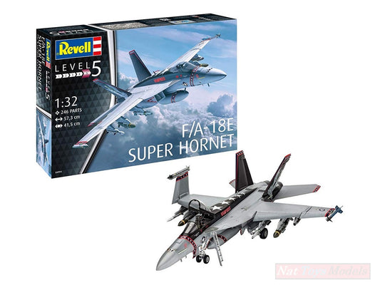 KIT DE MONTAGE À L'ÉCHELLE COMPATIBLE AVEC LE KIT F/A-18E SUPER HORNET 1:32 REVELL RV04994