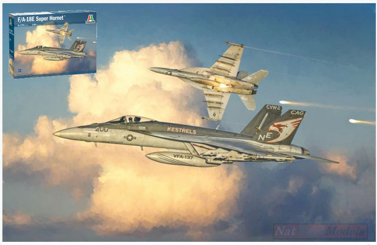 KIT DE MONTAGE À L'ÉCHELLE COMPATIBLE AVEC KIT F/A 18E SUPERHORNET 1:48 ITALERI IT2791