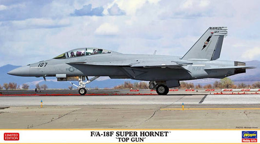 SCALE ASSEMBLY KIT COMPATIBLE WITH F/A-18F SUPER HORNET TOP GUN KIT 1:72 HASEGAWA HA02404