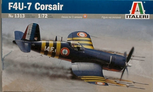 KIT DE MONTAGE À L'ÉCHELLE COMPATIBLE AVEC F4U - 7 KIT CORSAIR 1:72 ITALERI IT1313