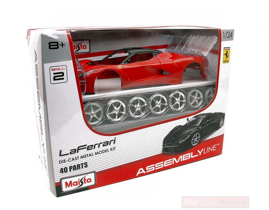 KIT DA MONTARE IN SCALA COMPATIBILE CON FERRARI LA FERRARI RED KIT 1:24 MAISTO MI39129R