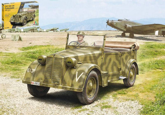 KIT DA MONTARE IN SCALA COMPATIBILE CON FIAT 508 CM COLONIALE WITH CREW KIT 1:35 ITALERI IT6550