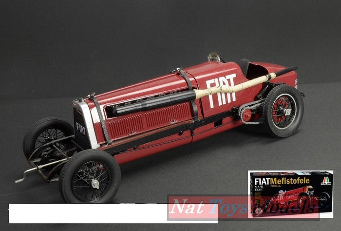 KIT DA MONTARE IN SCALA COMPATIBILE CON FIAT MEFISTOFELE 1924 RECORD VELOCITA 230 Km/h E,ELDRIGE KIT 1:12 ITALERI IT4701