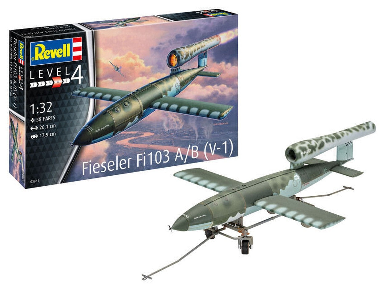 KIT DE MONTAGE D'ÉCHELLE COMPATIBLE AVEC FISELER FI103 A/B (V-1) REVELL RV03861