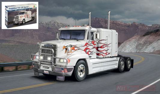 KIT DA MONTARE IN SCALA COMPATIBILE CON FREIGHTLINER FLD 120 SPECIAL KIT 1:24 ITALERI IT3925