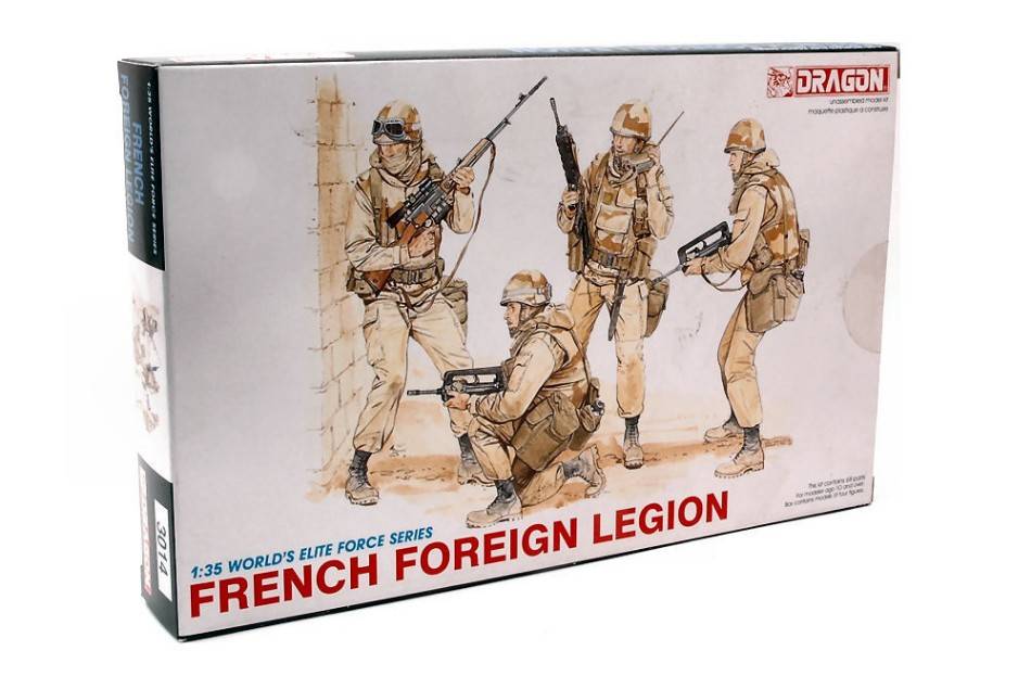 KIT DE MONTAGE À L'ÉCHELLE COMPATIBLE AVEC LE KIT LÉGION ÉTRANGÈRE FRANÇAISE 1:35 DRAGON D3014