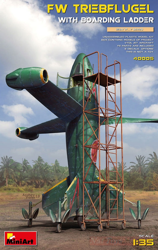 KIT DE MONTAGE À L'ÉCHELLE COMPATIBLE AVEC FW TRIEBFLUGEL AVEC KIT ÉCHELLE D'EMBARQUEMENT 1:35 MINIART MIN40005