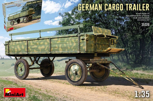 KIT DA MONTARE IN SCALA COMPATIBILE CON GERMAN CARGO TRAILER KIT 1:35 MINIART MIN35320