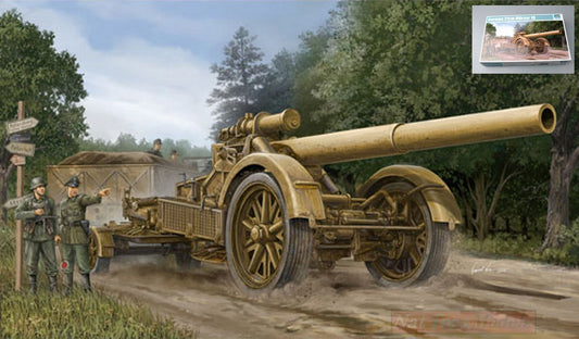 KIT À MONTER À L'ÉCHELLE COMPATIBLE AVEC LE KIT MORSER ALLEMAND 21 cm 1:35 TRUMPETER TP2314