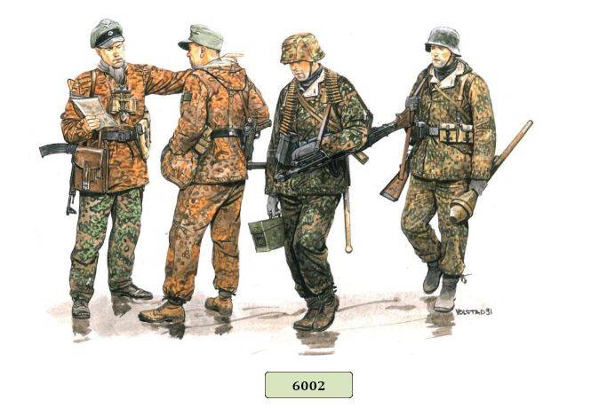 KIT DE MONTAGE À L'ÉCHELLE COMPATIBLE AVEC LE KIT D'UNITÉ DE COMBAT ALLEMANDE 1:35 DRAGON D6002