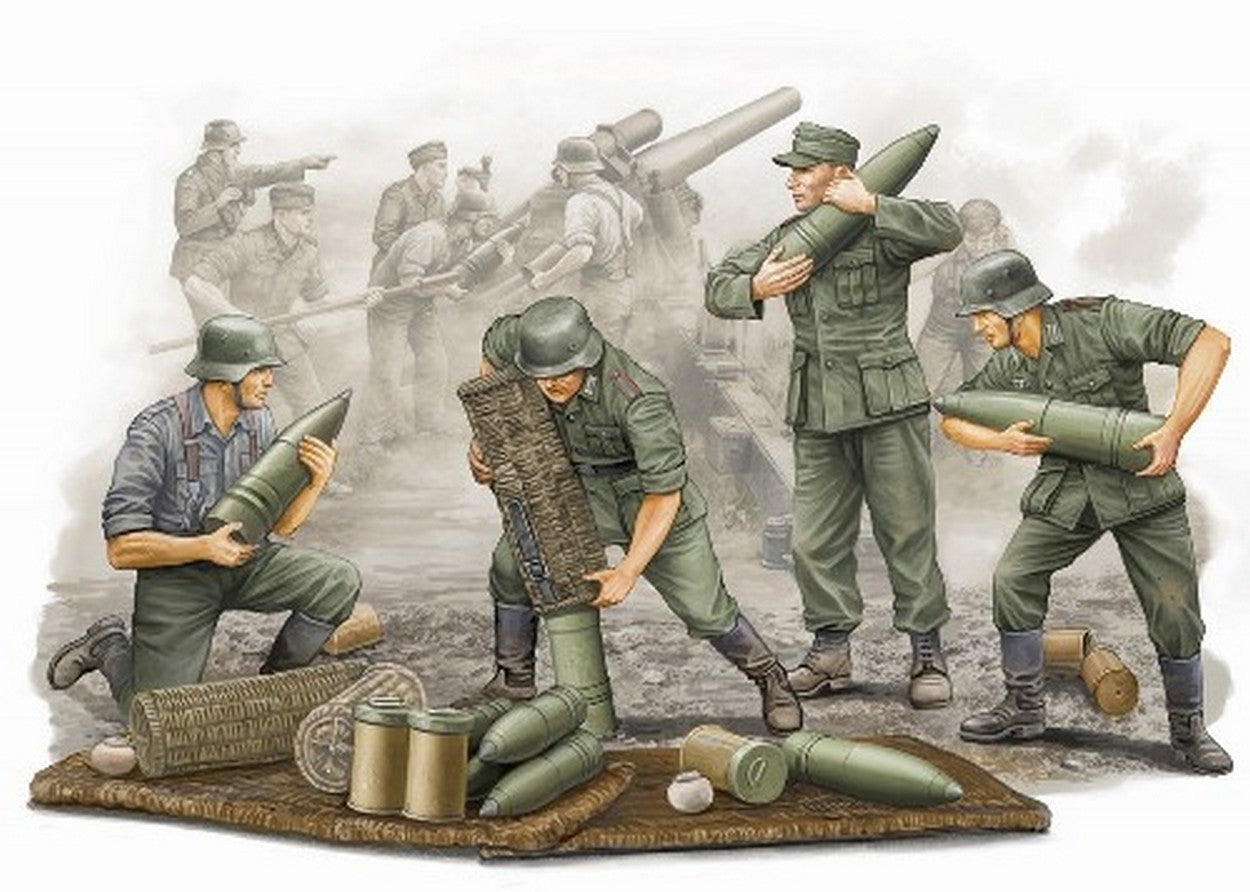 KIT DA MONTARE IN SCALA COMPATIBILE CON GERMAN FIELD FIGURE KIT 1:35 TRUMPETER TP0426