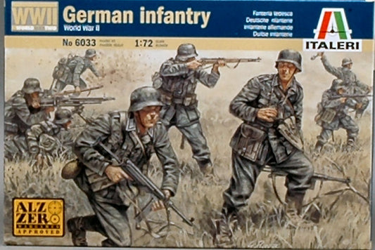 KIT DE MONTAGE À L'ÉCHELLE COMPATIBLE AVEC LE KIT D'INFANTERIE ALLEMANDE 1:72 ITALERI IT6033