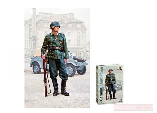 KIT DE MONTAGE À L'ÉCHELLE COMPATIBLE AVEC LE KIT DE FANTASTIQUE ALLEMAND 1:9 ITALERI IT7407