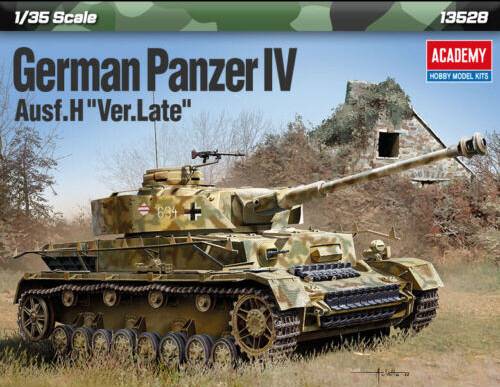 KIT DE MONTAGE À L'ÉCHELLE COMPATIBLE AVEC LE PANZER ALLEMAND IV AUSF.H VERSION LATE KIT 1:35 ACADEMY ACD13528