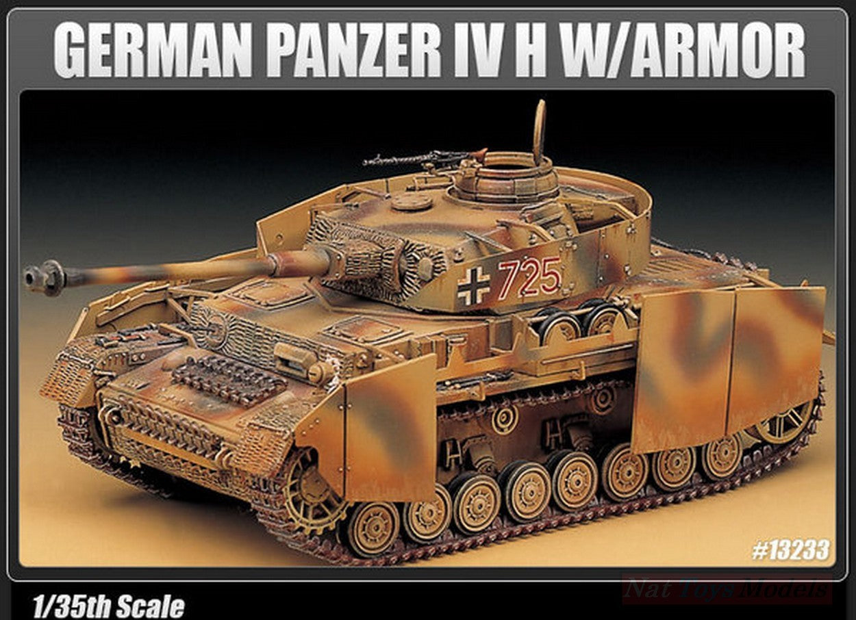 KIT D'ASSEMBLAGE À L'ÉCHELLE COMPATIBLE AVEC LE KIT HW/ARMURE ALLEMAND PANZER IV 1:35 ACADEMY ACD13233