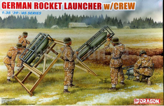KIT DA MONTARE IN SCALA COMPATIBILE CON GERMAN ROCKET LAUNCHER W/CREW KIT 1:35 DRAGON D6509