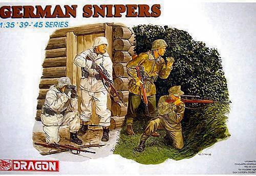 KIT DA MONTARE IN SCALA COMPATIBILE CON GERMAN SNIPERS KIT 1:35 DRAGON D6093