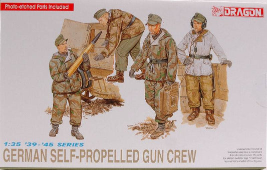 KIT DE MONTAGE À L'ÉCHELLE COMPATIBLE AVEC LE KIT D'ÉQUIPAGE ALLEMAND S.PROP.GUN 1:35 DRAGON D6016