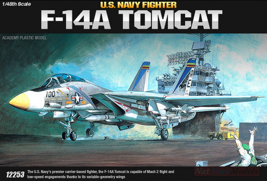 KIT D'ASSEMBLAGE À L'ÉCHELLE COMPATIBLE AVEC LE KIT GRUMMAN F-14A TOMCAT 1:48 ACADEMY ACD12253