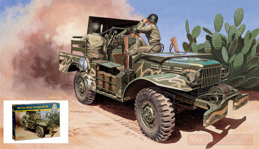 KIT DA MONTARE IN SCALA COMPATIBILE CON GUN MOTOR CARRIAGE 37 mm M6 KIT 1:35 ITALERI IT6555