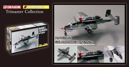 SCALE ASSEMBLY KIT COMPATIBLE WITH HE162A-2 SALAMANDER W/ENGINE KIT 1:48 DRAGON D5576