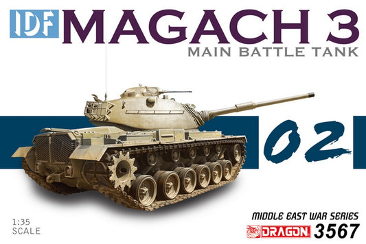 KIT DE MONTAGE À L'ÉCHELLE COMPATIBLE AVEC LE KIT IDF MAGACH 3 1:35 DRAGON D3567