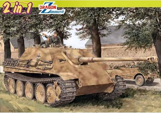 KIT DA MONTARE IN SCALA COMPATIBILE CON JAGDPANTHER AUSF. G1 (2 in 1)  KIT 1:35 DRAGON D6846