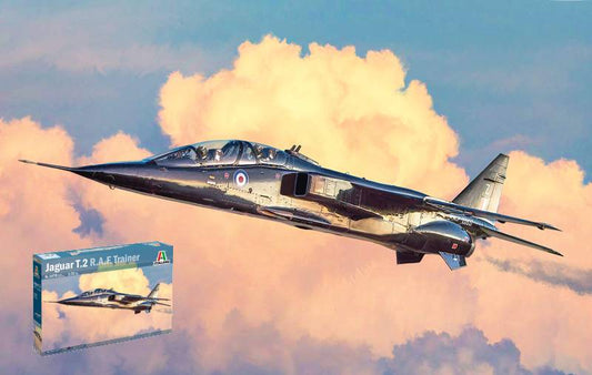 KIT DE MONTAGE À L'ÉCHELLE COMPATIBLE AVEC JAGUAR T.2 RAF TRAINER KIT 1:72 ITALERI IT1470